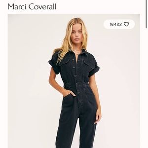 Free people Marci coverall S - Black